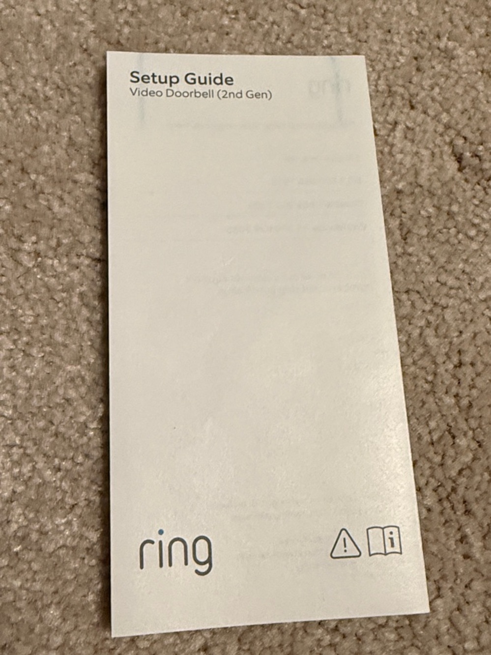 Ring Video Doorbell - Blue and White Packaging 2nd Generation - Picture 11 of 11